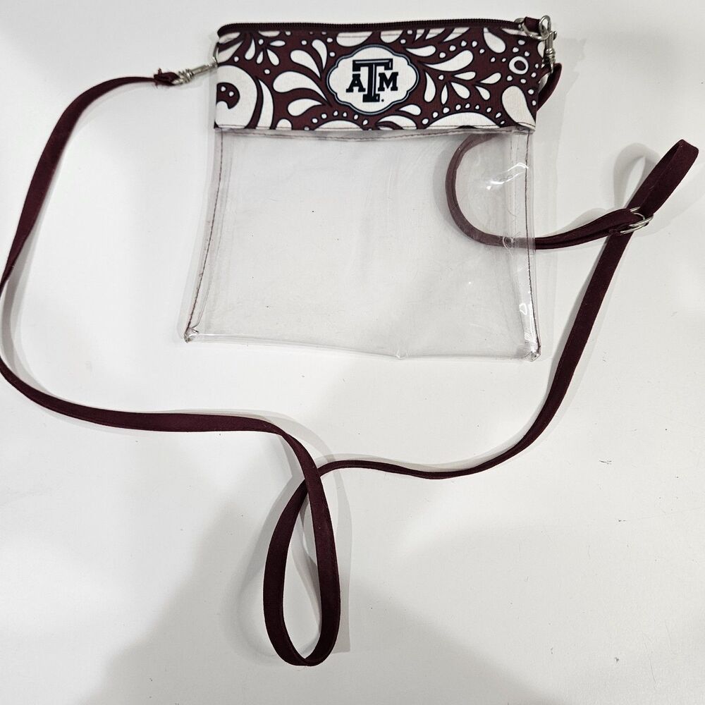 Texas A&M Aggies Clear Cross Body Game Day purse